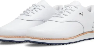 Zapatos de golf para mujer en color elegante con diseño de estabilidad y agarre para mayor rendimiento en el campo.